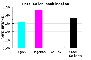 #6E58A2 color CMYK mixer