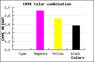 #6E091D color CMYK mixer