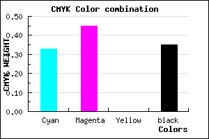 #6E5BA5 color CMYK mixer