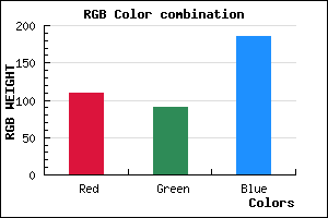 rgb background color #6E5BB9 mixer
