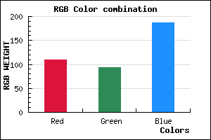 rgb background color #6E5DBB mixer