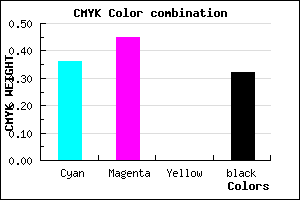 #6E5FAD color CMYK mixer
