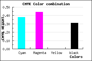 #6E63B1 color CMYK mixer