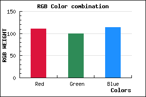 rgb background color #6F6472 mixer