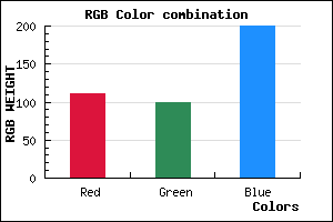 rgb background color #6F64C8 mixer