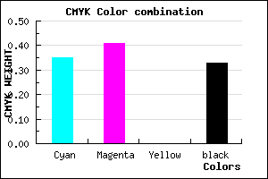 #6F65AB color CMYK mixer