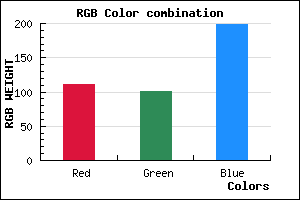 rgb background color #6F65C7 mixer