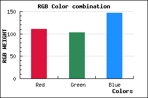 rgb background color #6F6793 mixer