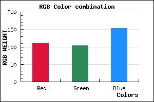 rgb background color #6F6799 mixer