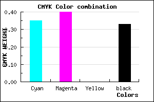 #6F68AC color CMYK mixer