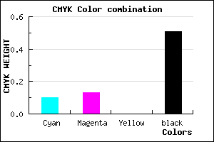 #6F6C7C color CMYK mixer