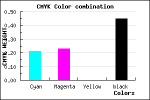 #6F6C8C color CMYK mixer