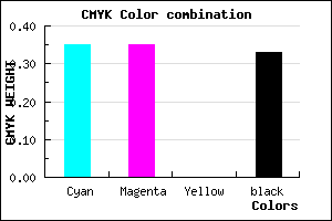 #6F6EAA color CMYK mixer
