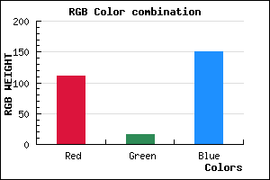 rgb background color #6F1097 mixer