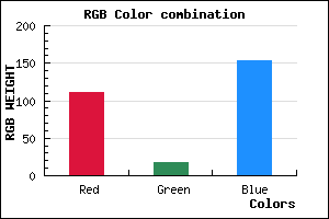 rgb background color #6F1299 mixer
