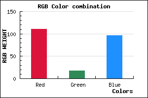 rgb background color #6F1260 mixer