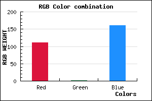 rgb background color #6F02A1 mixer