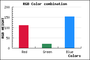 rgb background color #6F1599 mixer