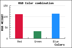rgb background color #6F2171 mixer