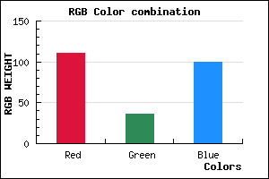 rgb background color #6F2464 mixer