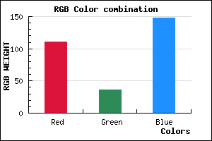 rgb background color #6F2494 mixer