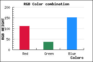rgb background color #6F2498 mixer