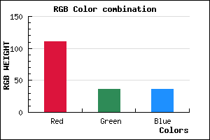 rgb background color #6F2424 mixer