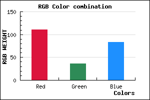 rgb background color #6F2453 mixer