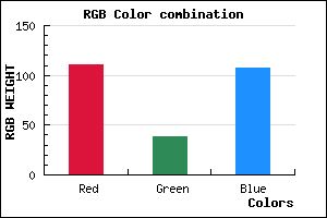 rgb background color #6F266B mixer