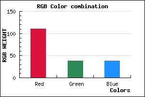 rgb background color #6F2626 mixer