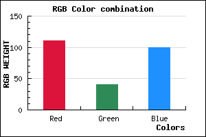 rgb background color #6F2864 mixer