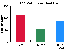 rgb background color #6F3355 mixer