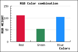 rgb background color #6F3668 mixer