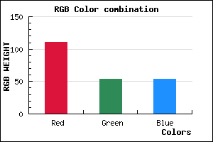 rgb background color #6F3636 mixer