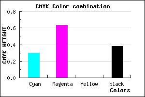#6F3A9E color CMYK mixer