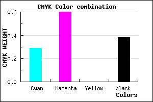#6F3F9D color CMYK mixer
