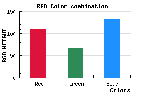 rgb background color #6F4383 mixer