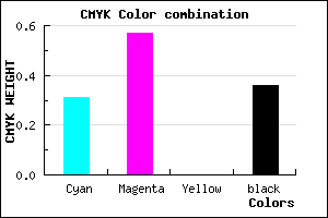 #6F46A2 color CMYK mixer