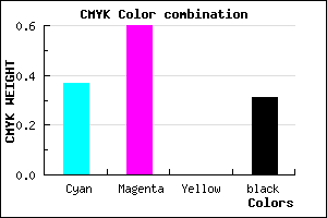 #6F46B0 color CMYK mixer