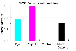 #6F48AF color CMYK mixer