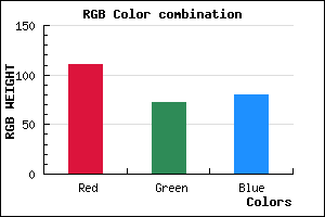 rgb background color #6F4850 mixer