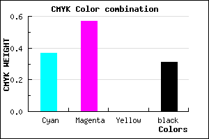 #6F4BAF color CMYK mixer