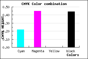 #6F4E8E color CMYK mixer