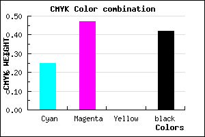 #6F4E94 color CMYK mixer