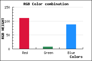 rgb background color #6F0858 mixer