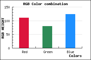 rgb background color #6F507C mixer