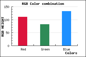 rgb background color #6F5284 mixer