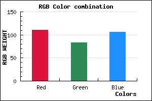 rgb background color #6F536A mixer