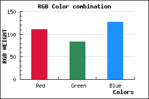 rgb background color #6F537F mixer