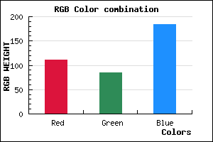 rgb background color #6F54B8 mixer